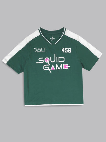 Squid Game  T-Shirt & Shorts Co-Ords Set  Women