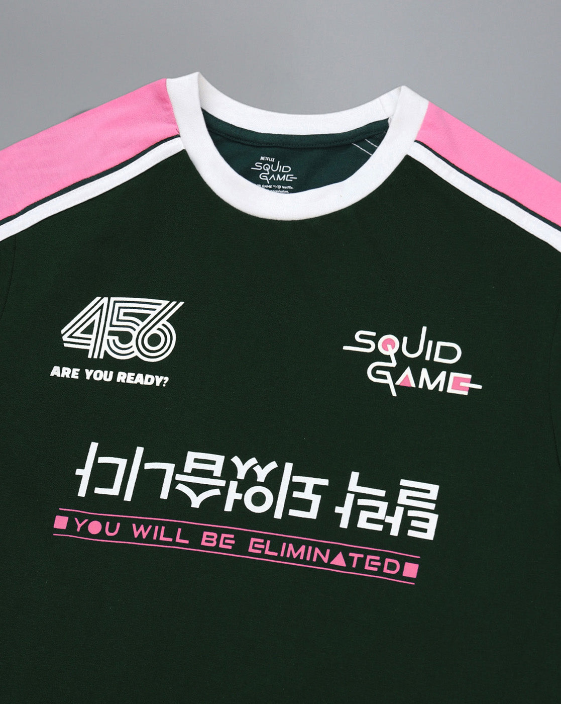 Squid Game Printed Regular Fit Tshirt For Women