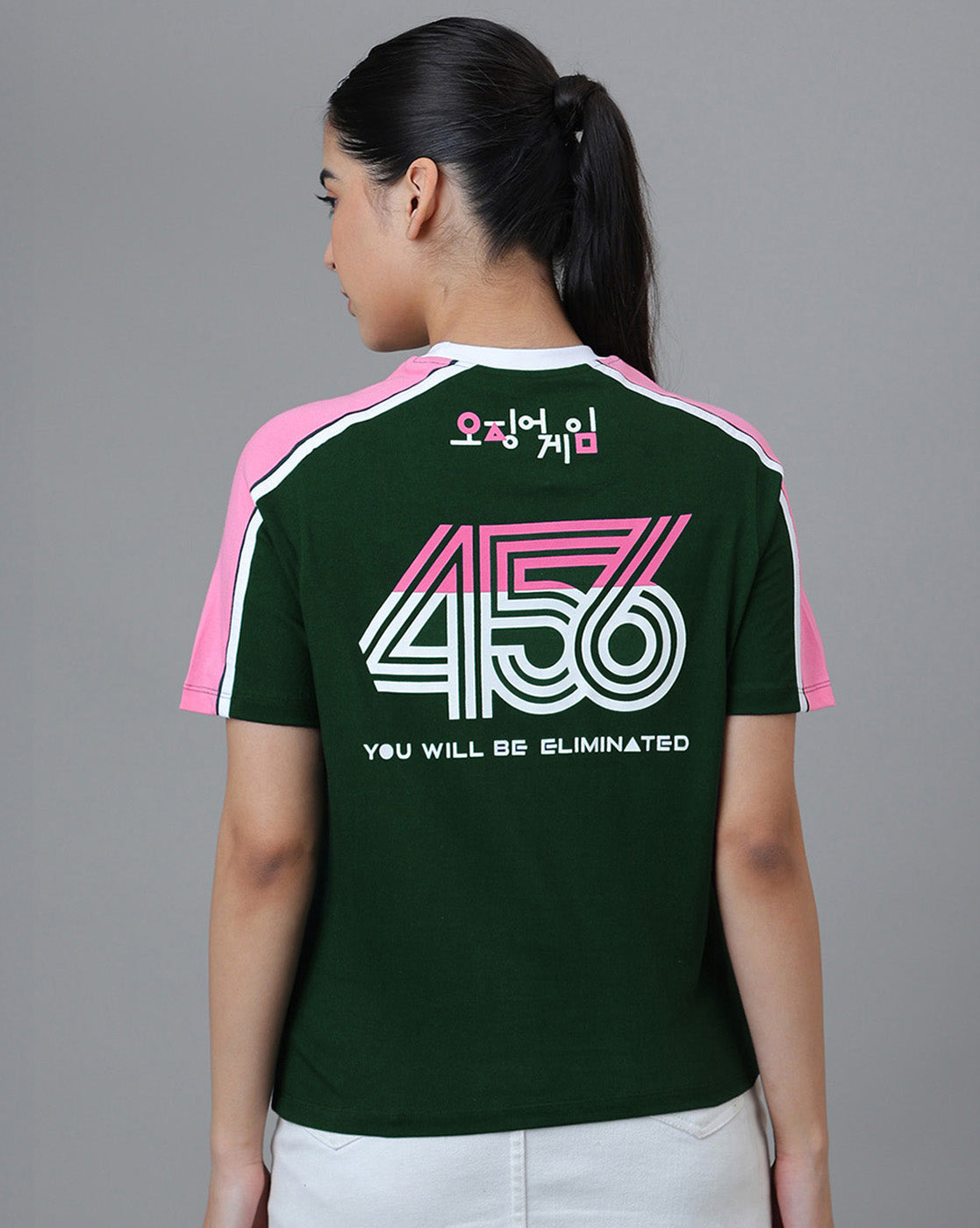 Squid Game Printed Regular Fit Tshirt For Women
