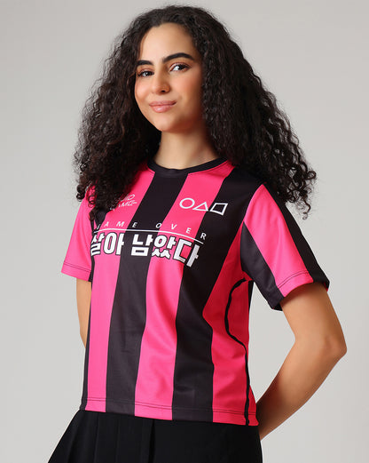 Squid Game Regular Fit Varsity Tshirt Women