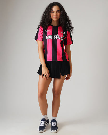 Squid Game Regular Fit Varsity Tshirt Women