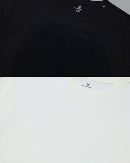 Pack of 2 Oversized Solid Tshirt  Men