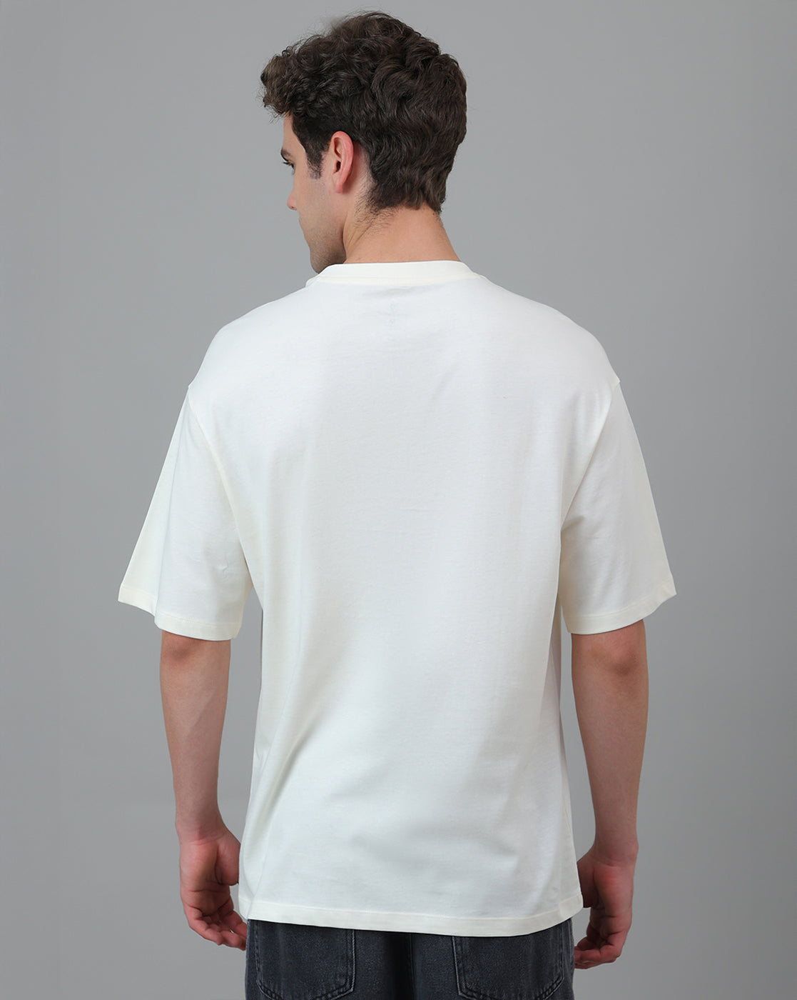 Pack of 2 Oversized Solid Tshirt For Men