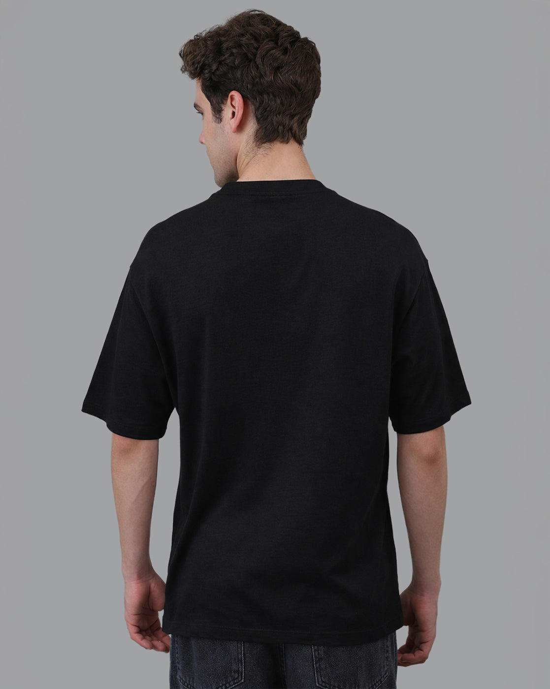 Pack of 2 Oversized Solid Tshirt For Men