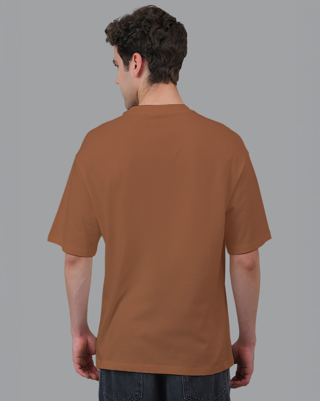 Pack of 2 Oversized Solid Tshirt For Men