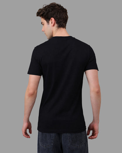 Men Solid Regular Fit Pack Of 2 Tshirt  Men