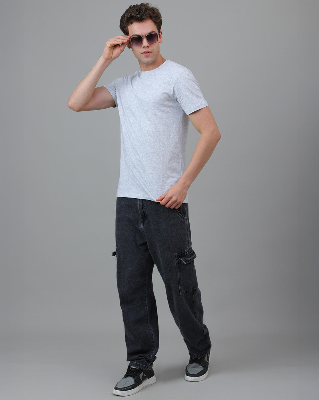 Men Solid Regular Fit Pack Of 2 Tshirt For Men