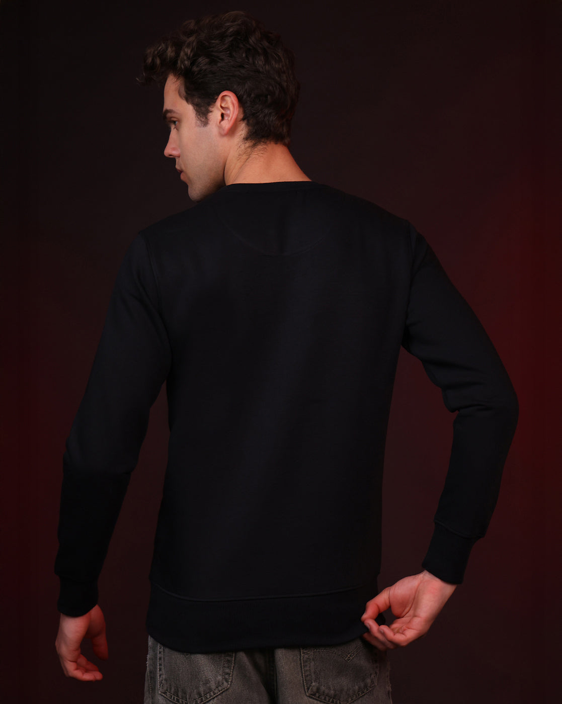 Stranger Things Hellfire Club Ugly Sweater Theme Regular Fit Sweatshirt Men