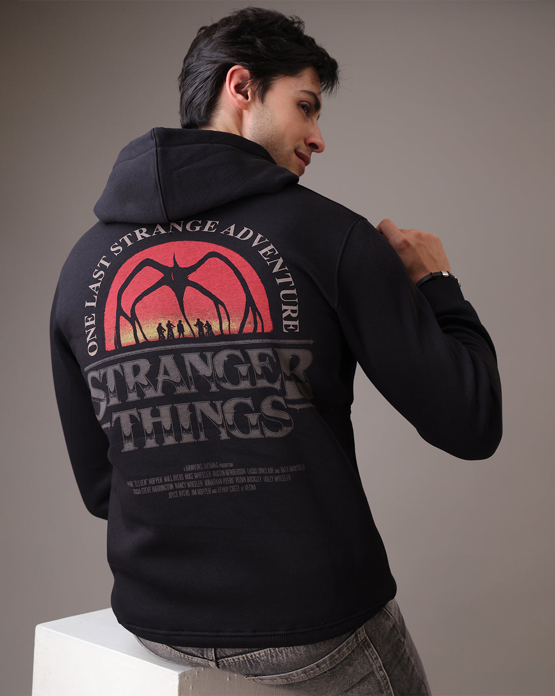 Stranger Things  Regular Fit Hoodie  Men