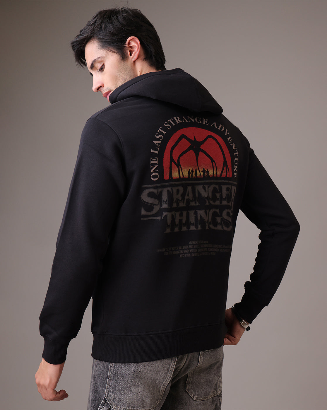 Stranger Things  Regular Fit Hoodie  Men