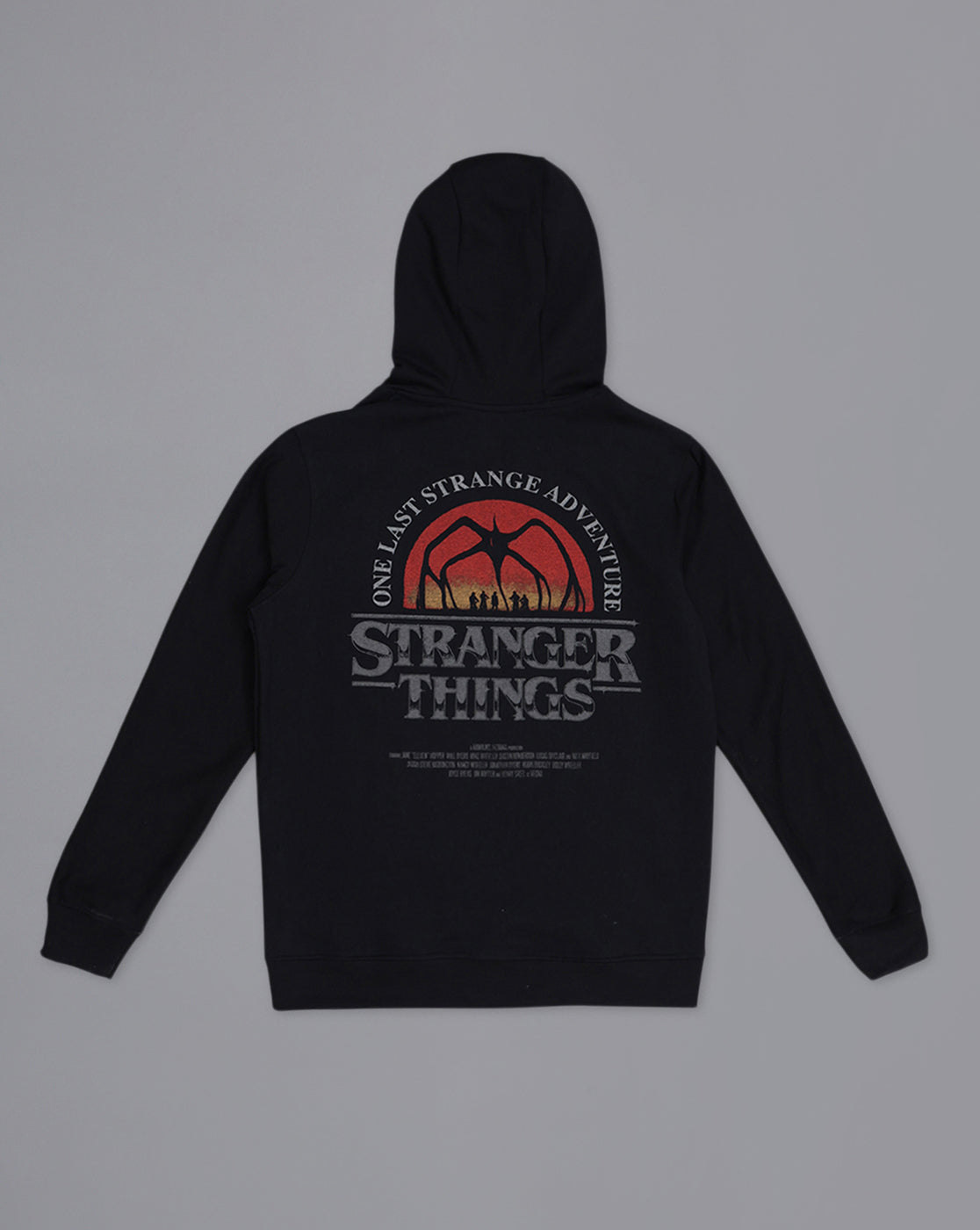 Stranger Things Printed Regular Fit Hoodie For Men
