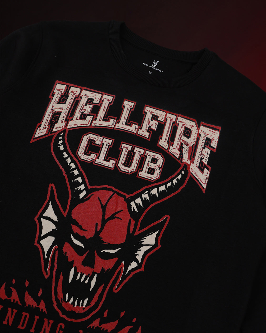 Stranger Things Hellfire Club Regular Fit Sweatshirt Men