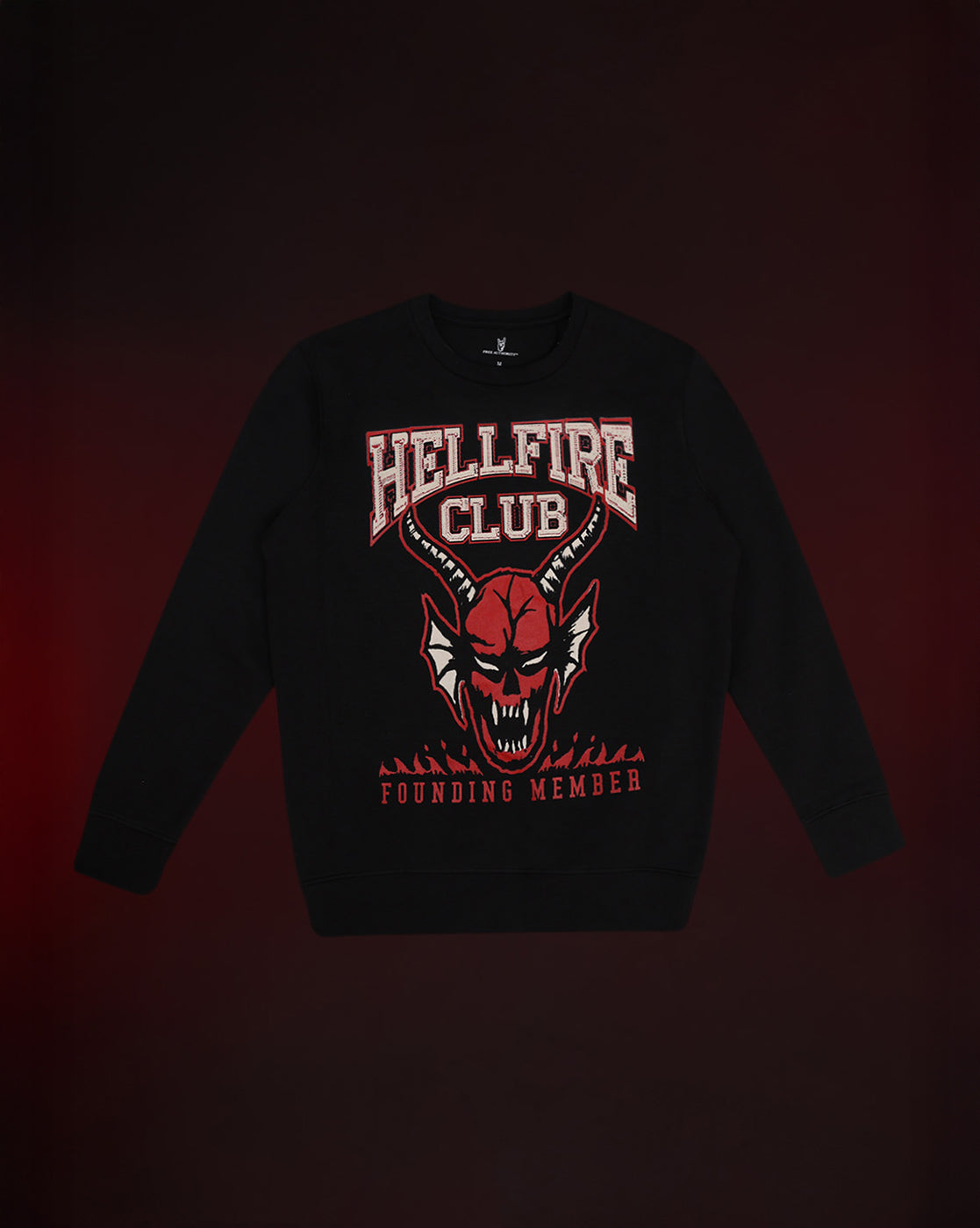 Stranger Things Hellfire Club Regular Fit Sweatshirt Men
