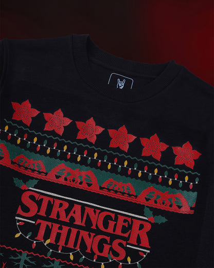 Stranger Things Regular Fit Sweatshirt  Men