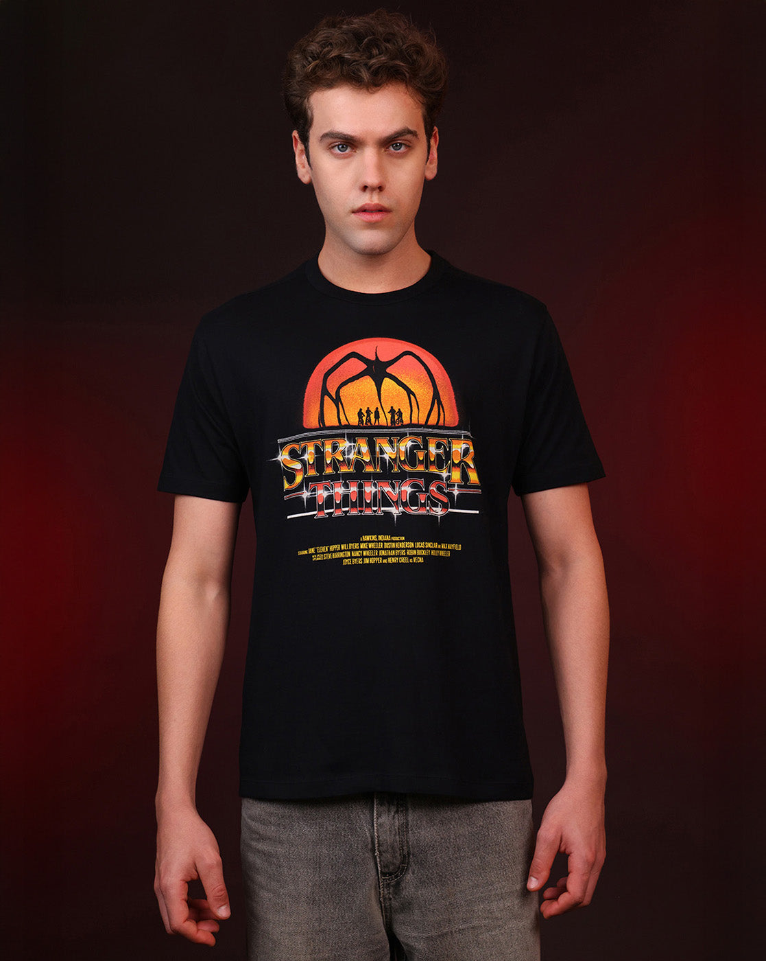 Stranger Things Hawkins Original Regular Fit Tshirt Men