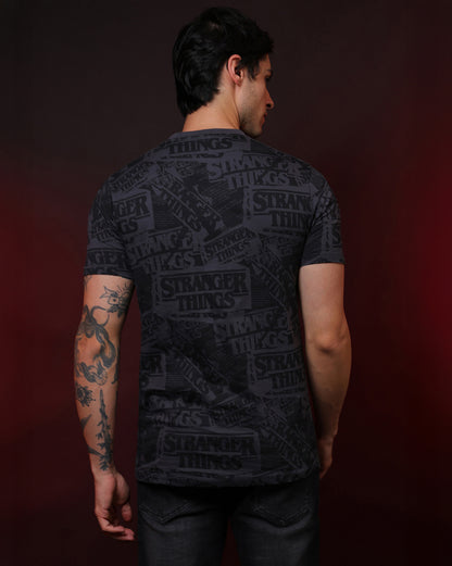 Stranger Things Regular Fit Tshirt  Men