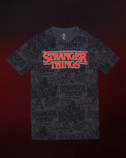 Stranger Things Regular Fit Tshirt  Men