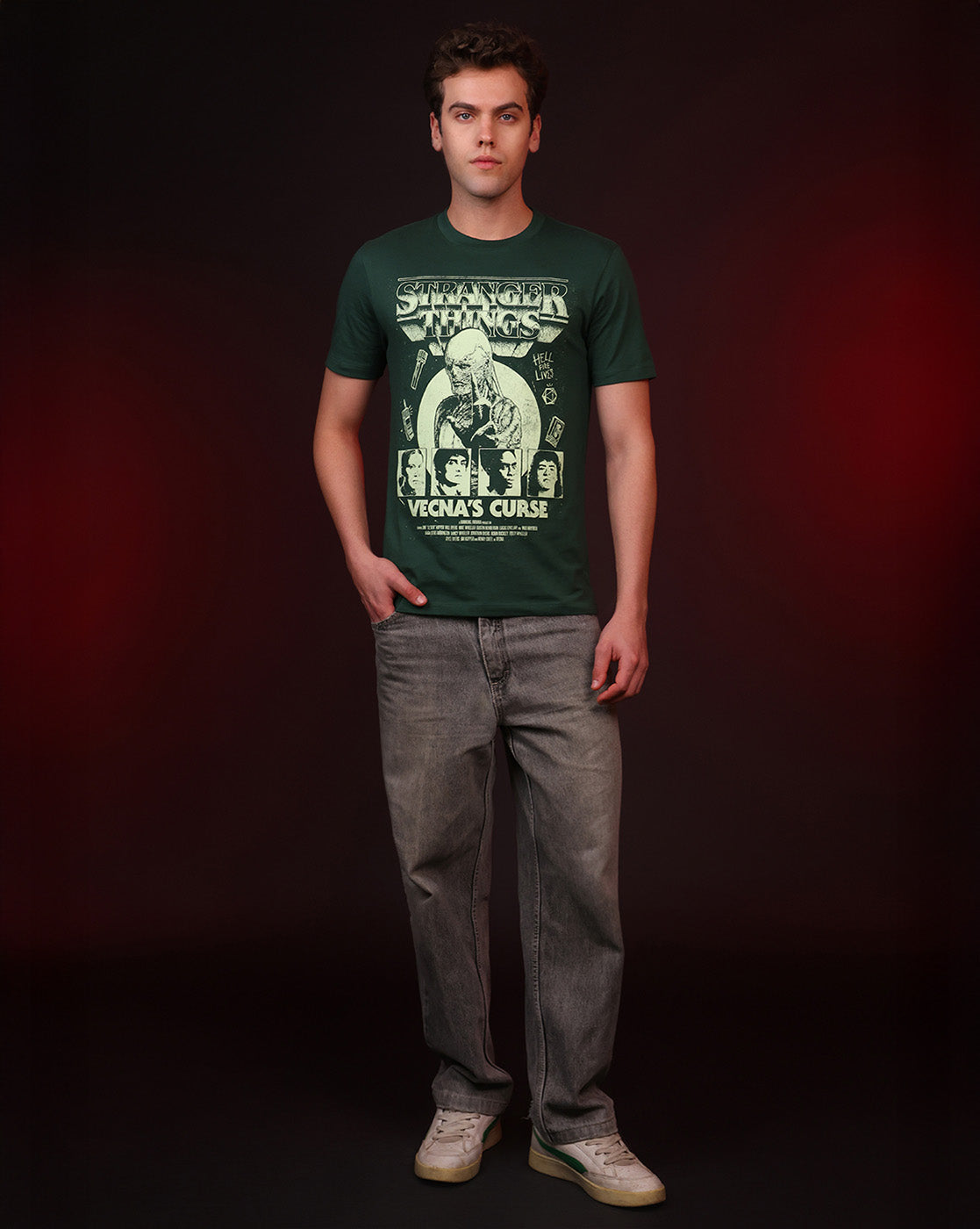 Stranger Things Vecna's Curse Regular Fit Tshirt Men