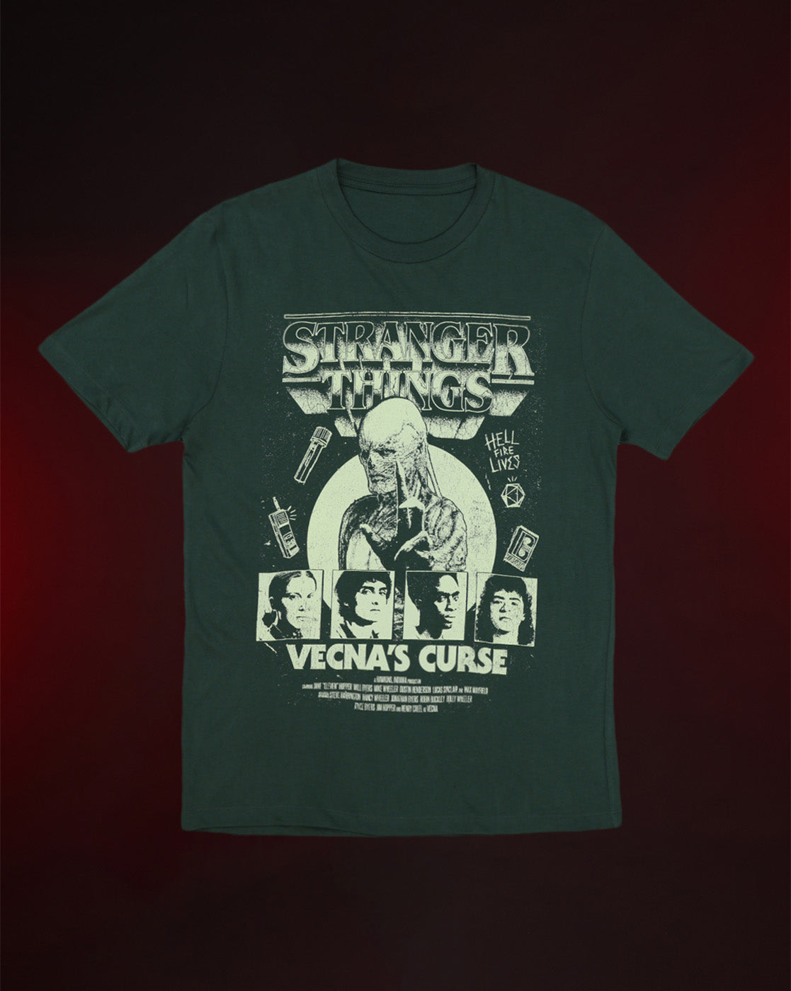 Stranger Things Vecna's Curse Regular Fit Tshirt Men