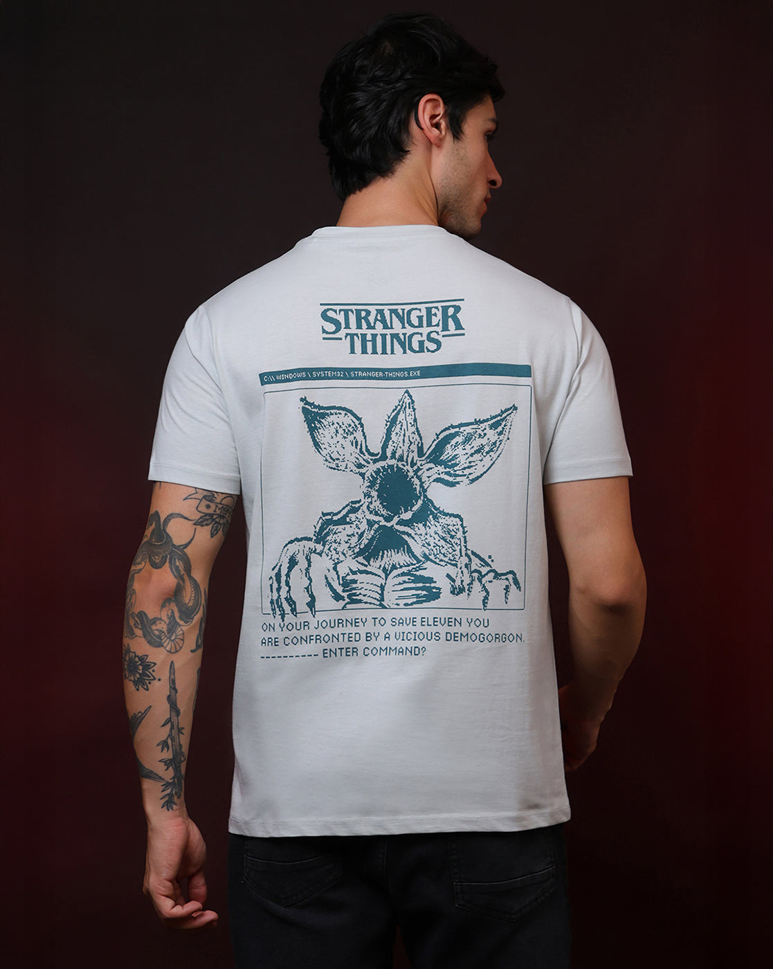 Stranger Things Demogorgon Regular Fit Tshirt Men