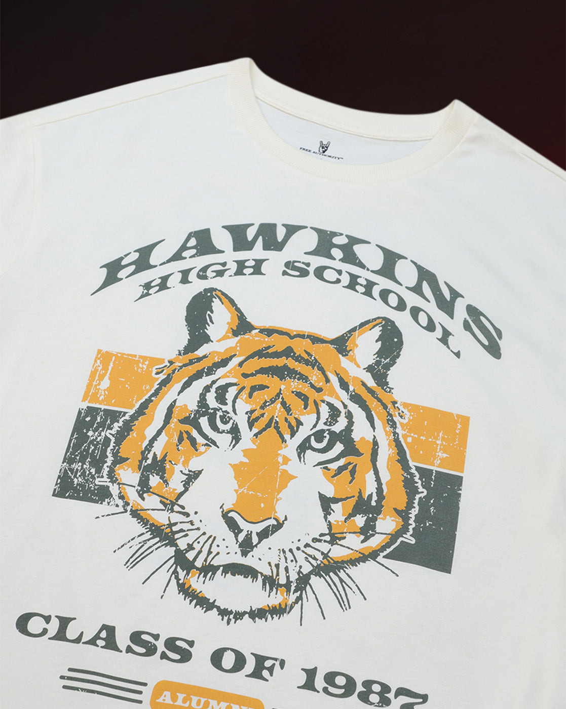 Stranger Things Hawkins High Oversized Tshirt Unisex