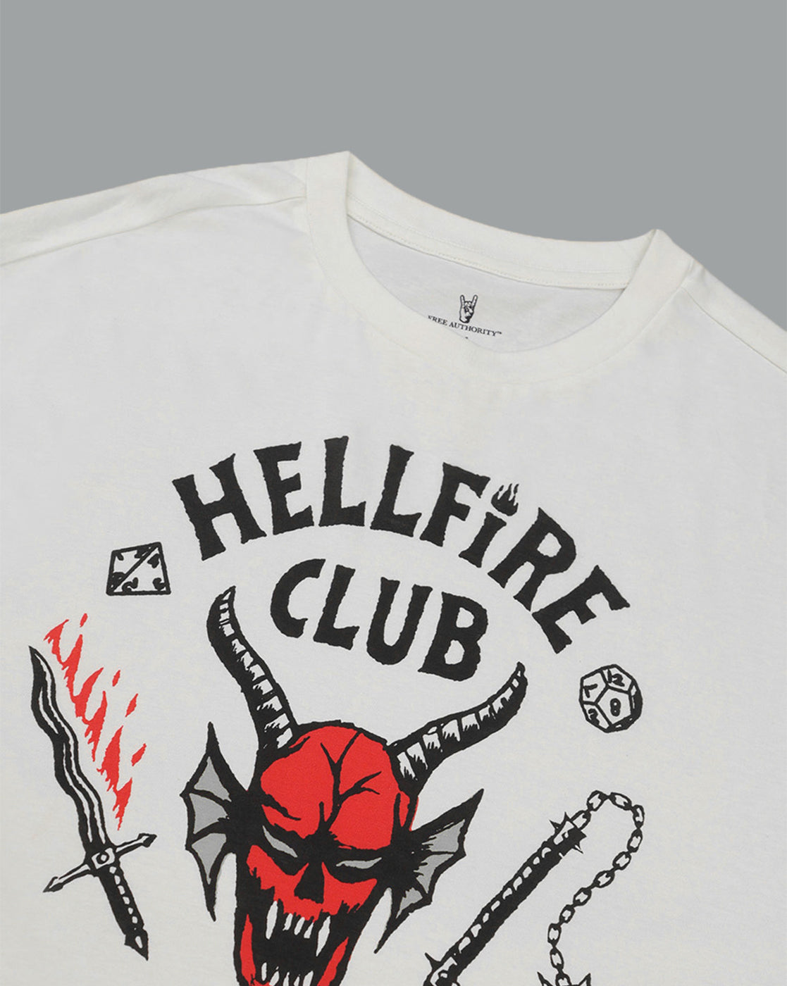 Stranger Things Hellfire Club Oversized Tshirt Men