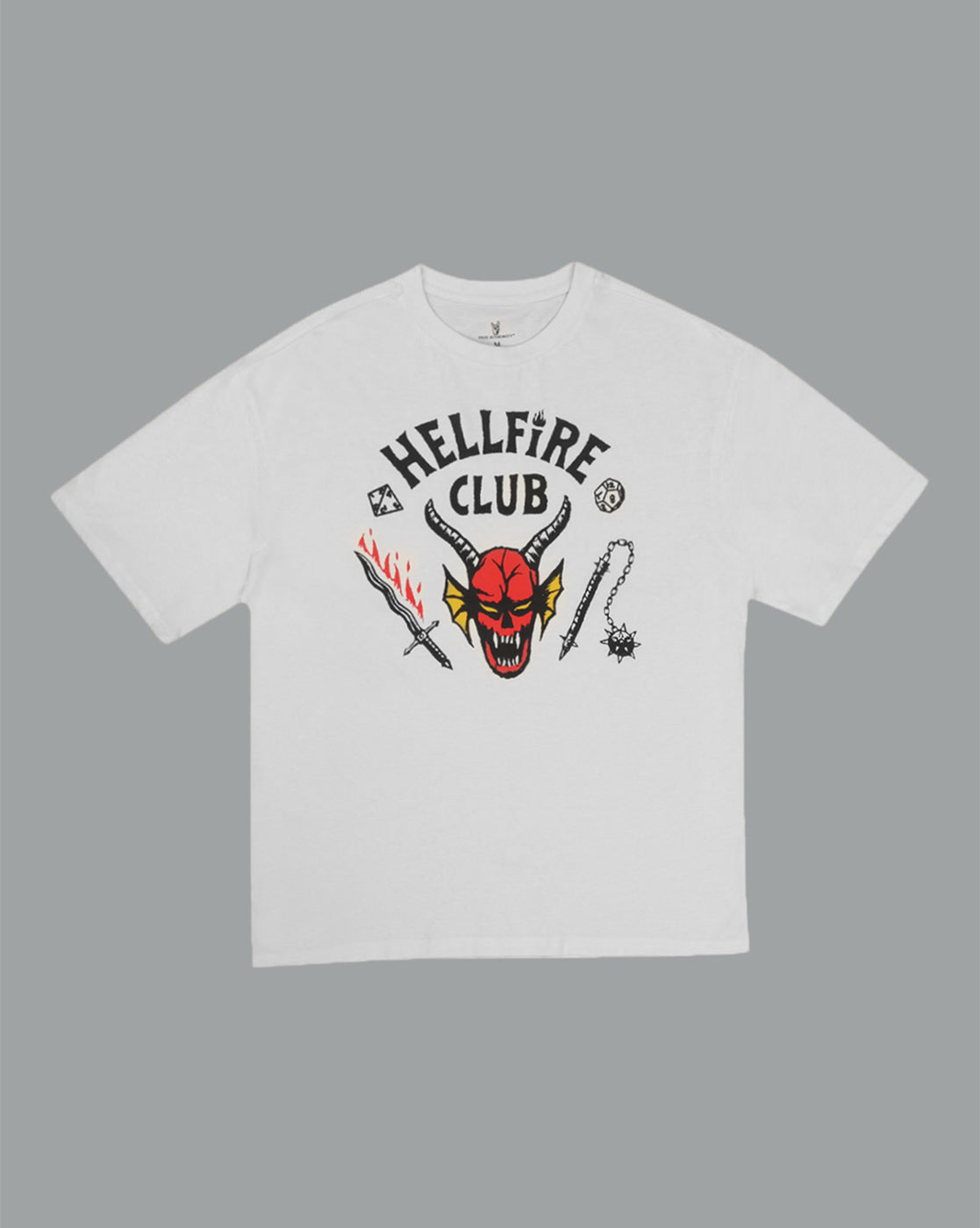 Stranger Things Hellfire Club Oversized Tshirt Men