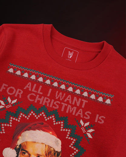 Stranger Things Steve Harrington Ugly Sweater Theme Relaxed Fit Sweatshirt  Women