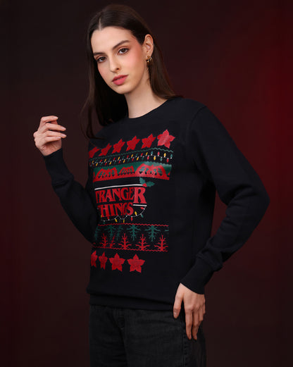 Stranger Things Relaxed Fit Sweatshirt  Women