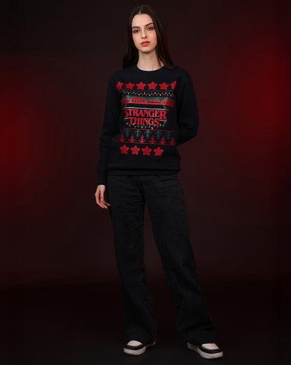 Stranger Things Relaxed Fit Sweatshirt  Women