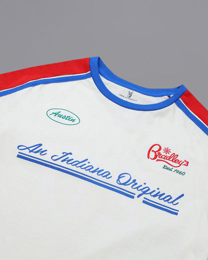 Stranger Things Indiana Original Embroidered Regular Fit Tshirt  Women
