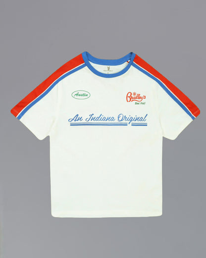 Stranger Things Indiana Original Embroidered Regular Fit Tshirt  Women