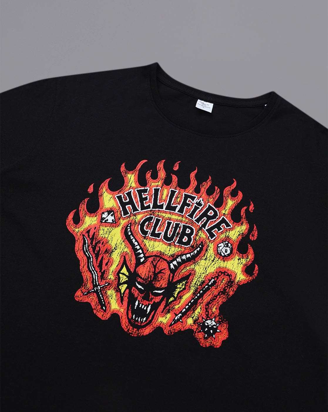 Stranger Things Hellfire Club Oversized Tshirt For Women
