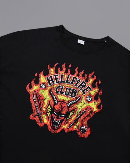 Stranger Things Hellfire Club Oversized Tshirt