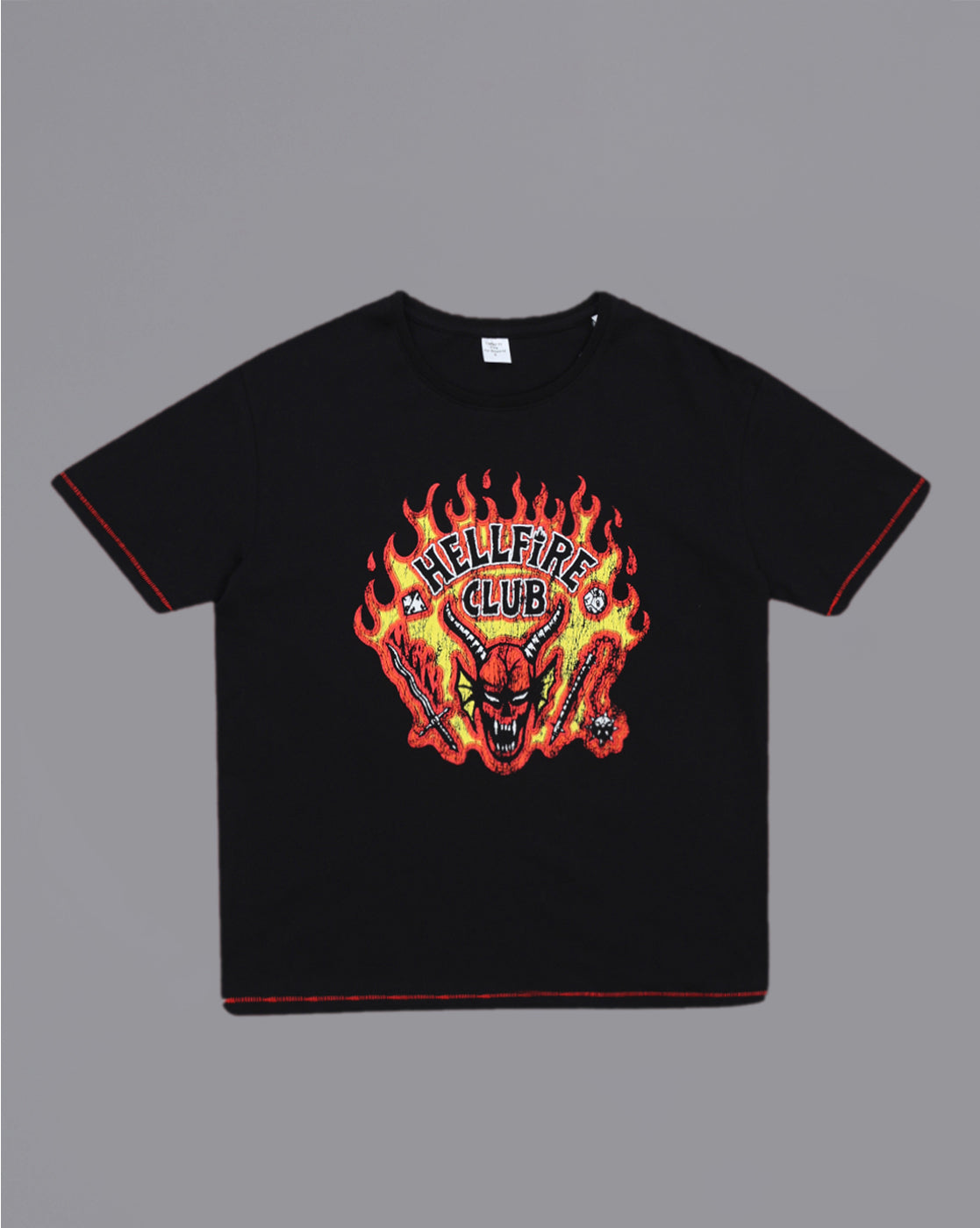 Stranger Things Hellfire Club Oversized Tshirt For Women