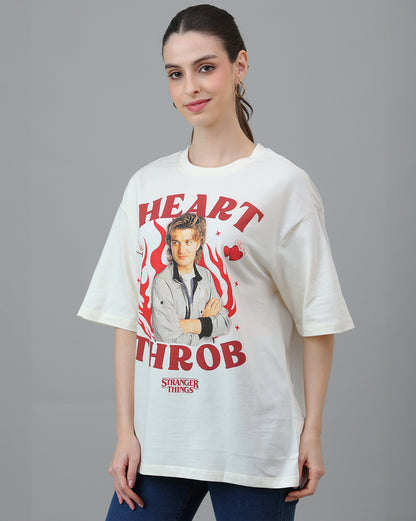 Stranger Things Steve Harrington Heart Throb Tshir