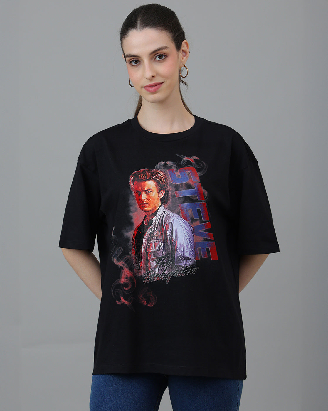 Stranger Things Steve Harrington The Babysitter Oversized Tshirt Women