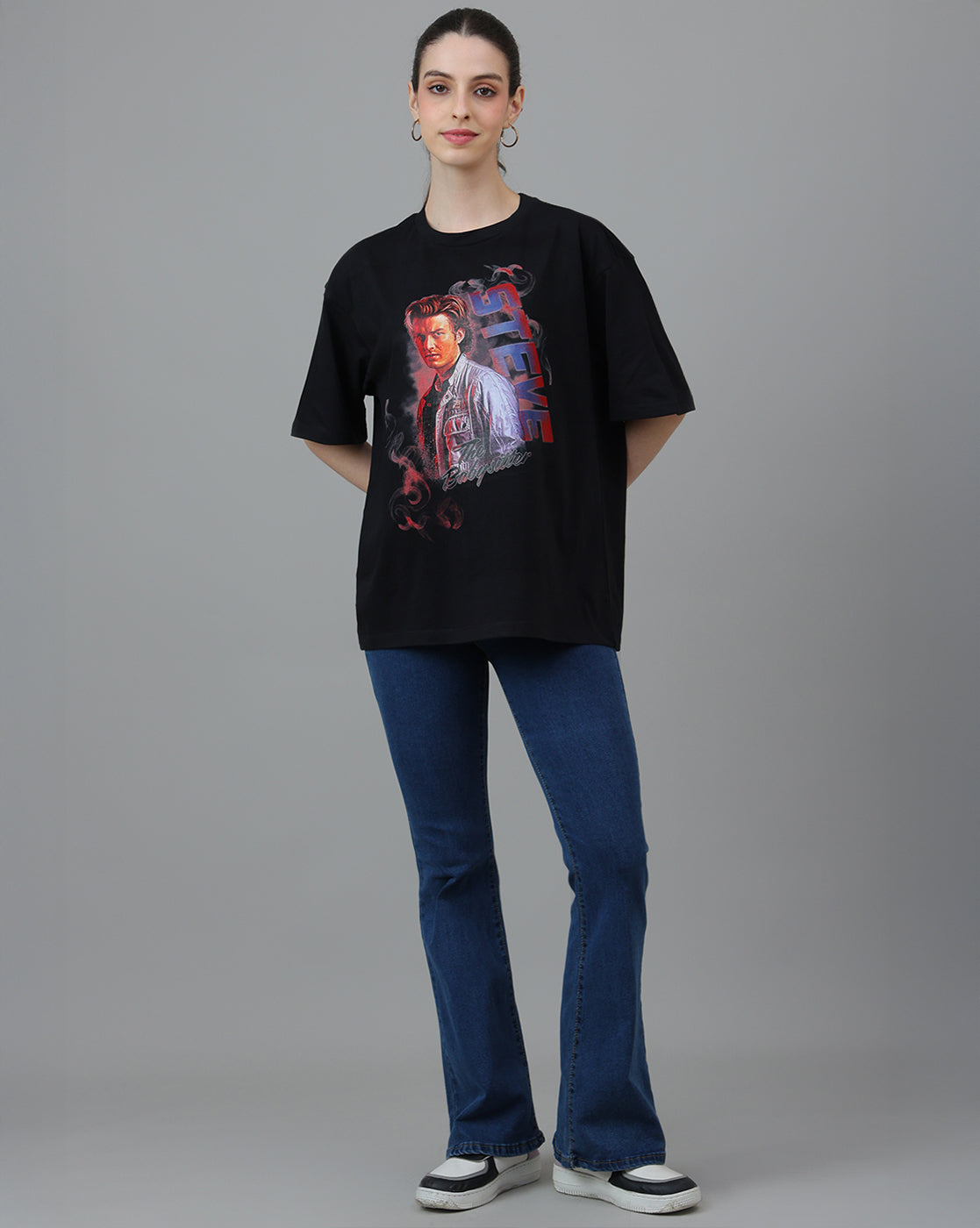 Stranger Things Steve Harrington The Babysitter Oversized Tshirt Women