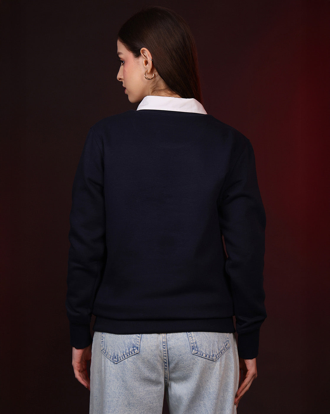 Stranger Things Beam Me Up This Place Sucks Relaxed Fit Sweatshirt Women