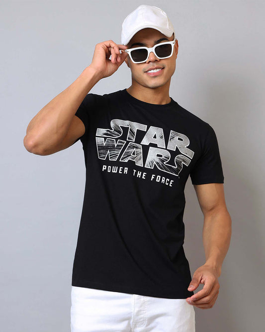 Star Wars Printed Regular Fit Tshirt For Men