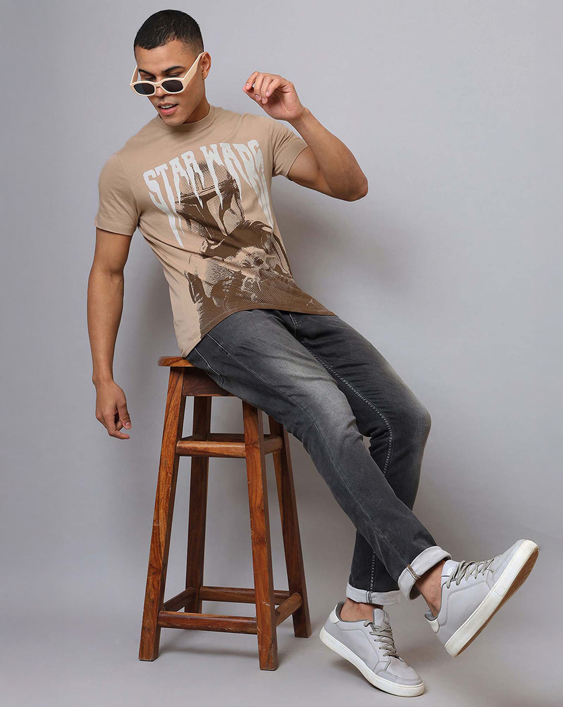 Star Wars Printed Regular Fit Tshirt For Men