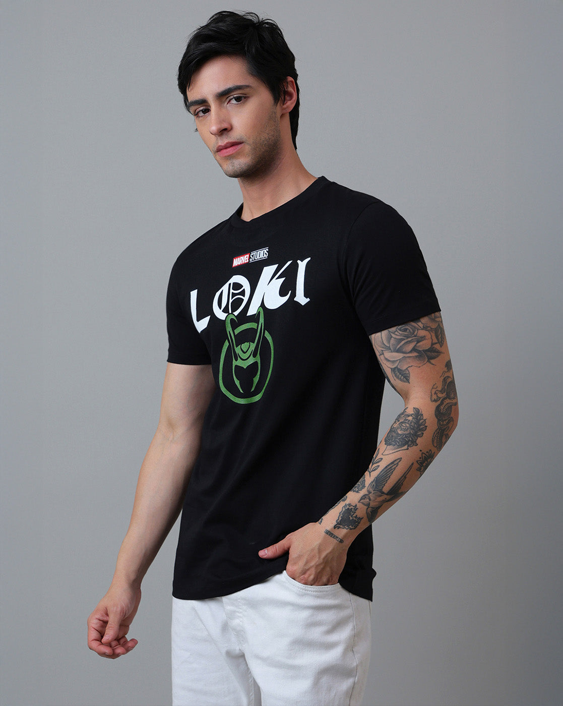 Loki Printed Regular Fit Tshirt For Men