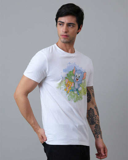 Tom & Jerry  Regular Fit Tshirt  Men
