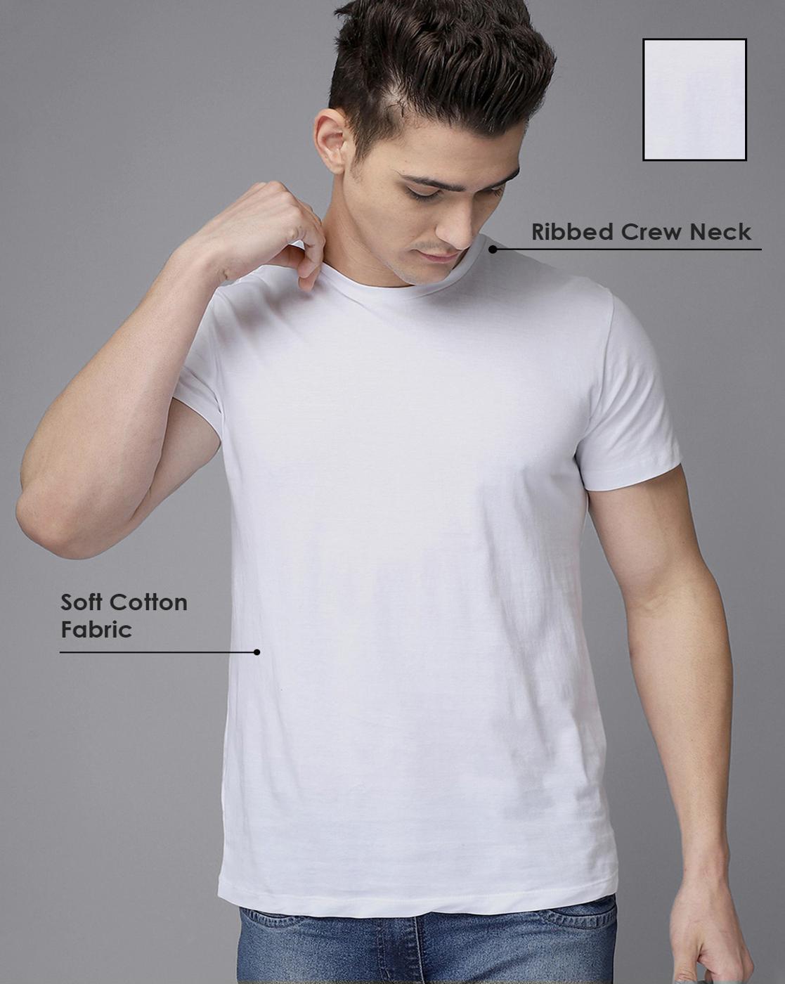 Pack of 2 Men Regular Fit Tshirt