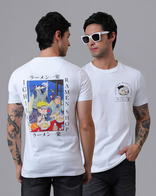 Naruto Printed Regular Fit Tshirt For Men