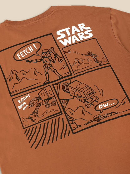 Star Wars Brown Tshirt For Men
