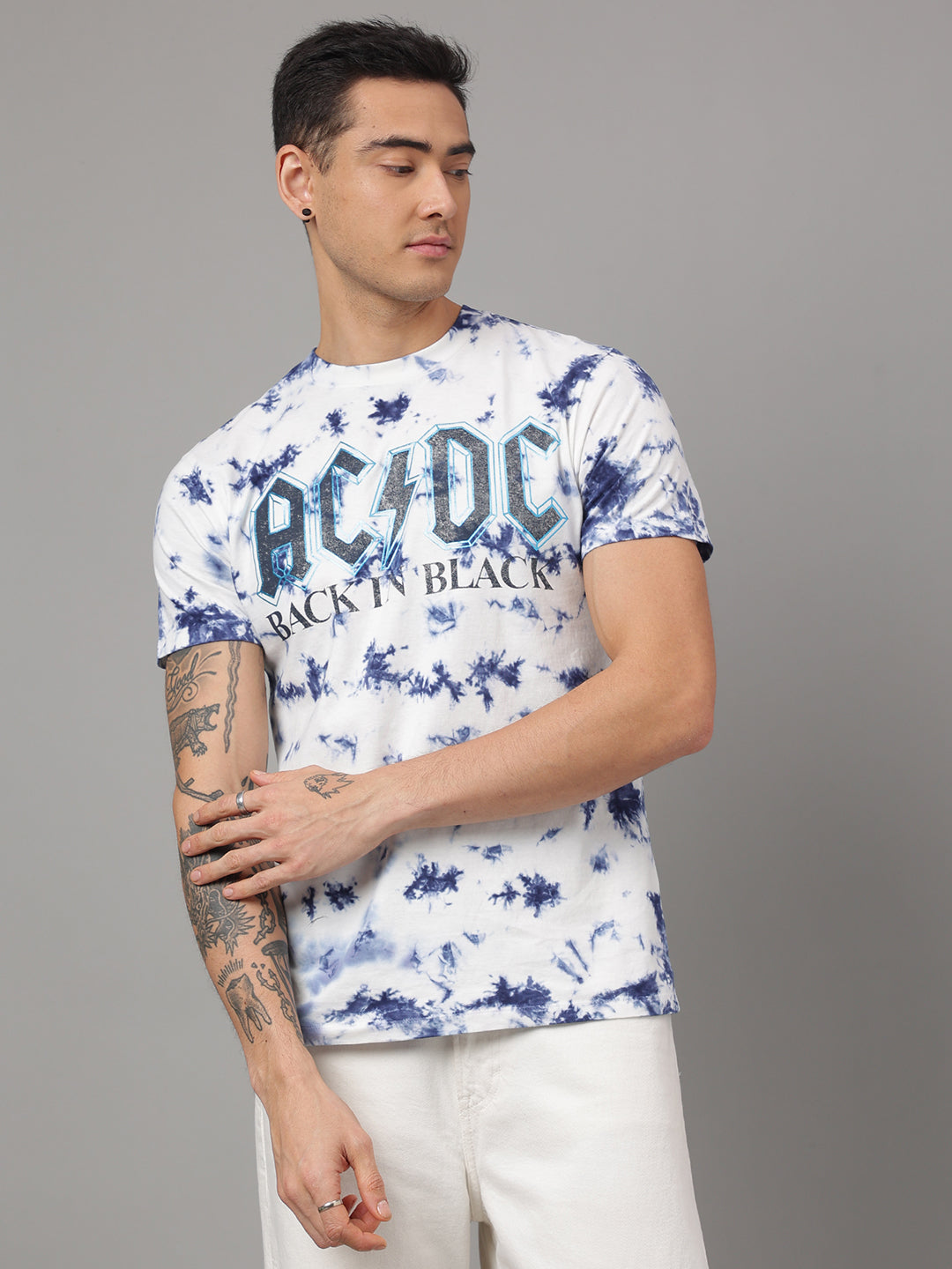AC/DC Tie-Dye Tshirt For Men – Free Authority