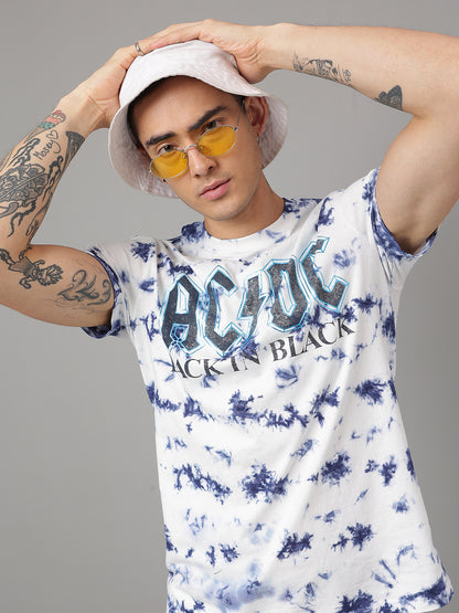 AC/DC Tie-Dye Tshirt  Men