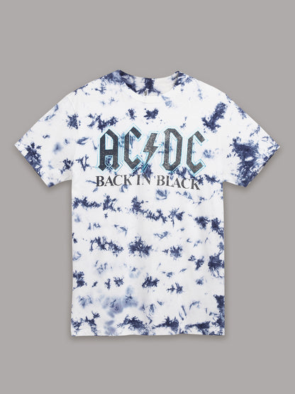 AC/DC Tie-Dye Tshirt  Men