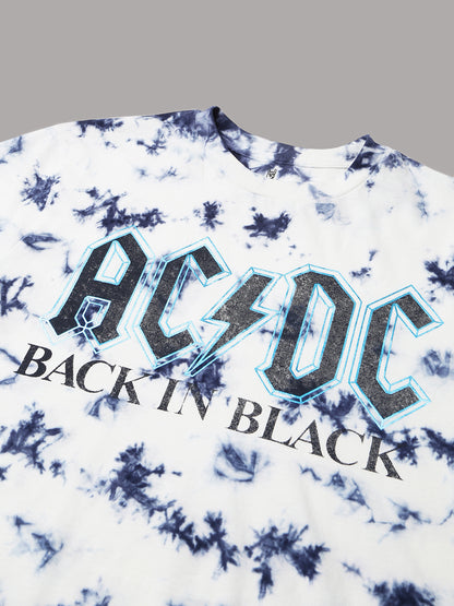 AC/DC Tie-Dye Tshirt  Men